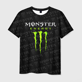 Мужская футболка 3D с принтом MONSTER ENERGY  в Рязани, 100% полиэфир | прямой крой, круглый вырез горловины, длина до линии бедер | black monster | bmx | claw | cybersport | energy | monster | monster energy | moto | motocross | race | sport | киберспорт | когти | монстер энерджи | монстр | мото | мотокросс | ралли | скейтбординг | спорт | т | энергия