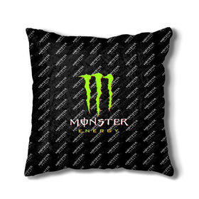 Подушка 3D с принтом MONSTER ENERGY (Z) в Рязани, наволочка – 100% полиэстер, наполнитель – холлофайбер (легкий наполнитель, не вызывает аллергию). | состоит из подушки и наволочки. Наволочка на молнии, легко снимается для стирки | black monster | bmx | claw | cybersport | energy | monster | monster energy | moto | motocross | race | sport | киберспорт | когти | монстер энерджи | монстр | мото | мотокросс | ралли | скейтбординг | спорт | т | энергия