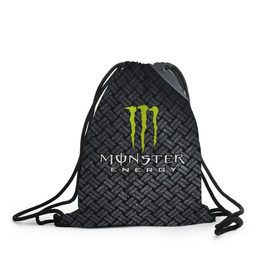 Рюкзак-мешок 3D с принтом MONSTER ENERGY (Z) в Рязани, 100% полиэстер | плотность ткани — 200 г/м2, размер — 35 х 45 см; лямки — толстые шнурки, застежка на шнуровке, без карманов и подкладки | black monster | bmx | claw | cybersport | energy | monster | monster energy | moto | motocross | race | sport | киберспорт | когти | монстер энерджи | монстр | мото | мотокросс | ралли | скейтбординг | спорт | т | энергия