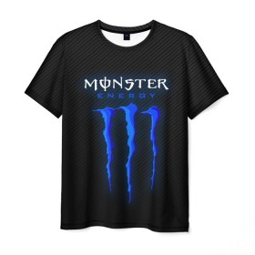 Мужская футболка 3D с принтом MONSTER ENERGY (Z) в Рязани, 100% полиэфир | прямой крой, круглый вырез горловины, длина до линии бедер | black monster | bmx | claw | cybersport | energy | monster | monster energy | moto | motocross | race | sport | киберспорт | когти | монстер энерджи | монстр | мото | мотокросс | ралли | скейтбординг | спорт | т | энергия