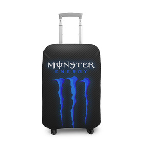 Чехол для чемодана 3D с принтом MONSTER ENERGY (Z) в Рязани, 86% полиэфир, 14% спандекс | двустороннее нанесение принта, прорези для ручек и колес | black monster | bmx | claw | cybersport | energy | monster | monster energy | moto | motocross | race | sport | киберспорт | когти | монстер энерджи | монстр | мото | мотокросс | ралли | скейтбординг | спорт | т | энергия