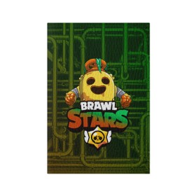 Обложка для паспорта матовая кожа с принтом Brawl Stars Robot Spike в Рязани, натуральная матовая кожа | размер 19,3 х 13,7 см; прозрачные пластиковые крепления | brawl | brawl stars | brawl stars spike robot | spike | spike robot | бравл | бравл кактус | бравл спайк | бравл старс | кактус | робоспайк | спайк | спайк бравл старс