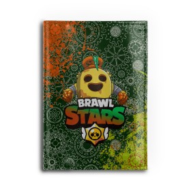 Обложка для автодокументов с принтом Brawl Stars Robot Spike в Рязани, натуральная кожа |  размер 19,9*13 см; внутри 4 больших “конверта” для документов и один маленький отдел — туда идеально встанут права | Тематика изображения на принте: brawl | brawl stars | robospike | robot spike | spike | бравл | бравл кактус | бравл спайк | бравл старс | кактус | робоспайк | робот спайк | спайк | спайк робот