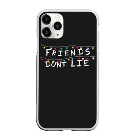 Чехол для iPhone 11 Pro Max матовый с принтом Friends Dont Lie в Рязани, Силикон |  | 11 | demogorgon | dont | friends | lie | retro | stranger | things | дастин | дела | демогоргон | друзья | лгут | не | оди | одиннадцать | очень | ретро | стив | странные | хоппер | хоукинс