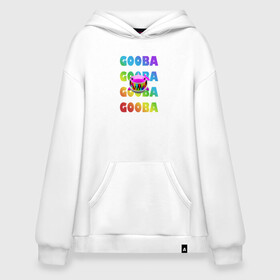 Худи SuperOversize хлопок с принтом GOOBA - 6ix9ine в Рязани, 70% хлопок, 30% полиэстер, мягкий начес внутри | карман-кенгуру, эластичная резинка на манжетах и по нижней кромке, двухслойный капюшон
 | 6ix9ine | 6ix9ine art | 6ix9ine king up | 6ix9ine арт | gooba | gooba 6ix9ine | shark | tekashi | tekashi 6ix9ine | акула | репер 6ix9ine | репер такеши | такеши