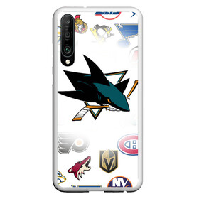 Чехол для Honor P30 с принтом San Jose Sharks (Z) в Рязани, Силикон | Область печати: задняя сторона чехла, без боковых панелей | Тематика изображения на принте: anaheim ducks | arizona coyotes | boston bruins | buffalo sabres | calgary flames | canadiens de montreal | carolina hurricanes | chicago blackhawks | colorado avalanche | columbus blue jackets | dallas stars | detroit red wings | edmonton oil | hockey | 