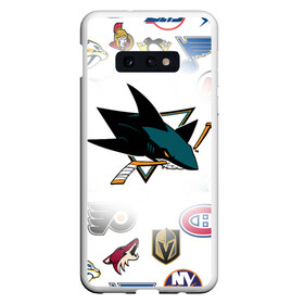 Чехол для Samsung S10E с принтом San Jose Sharks (Z) в Рязани, Силикон | Область печати: задняя сторона чехла, без боковых панелей | anaheim ducks | arizona coyotes | boston bruins | buffalo sabres | calgary flames | canadiens de montreal | carolina hurricanes | chicago blackhawks | colorado avalanche | columbus blue jackets | dallas stars | detroit red wings | edmonton oil | hockey | 