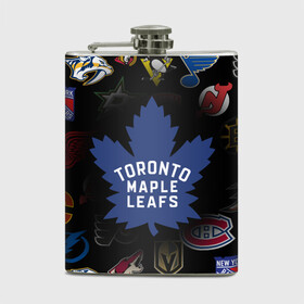 Фляга с принтом Toronto Maple Leafs | НХЛ (Z) в Рязани, металлический корпус | емкость 0,22 л, размер 125 х 94 мм. Виниловая наклейка запечатывается полностью | Тематика изображения на принте: anaheim ducks | arizona coyotes | boston bruins | buffalo sabres | calgary flames | canadiens de montreal | carolina hurricanes | chicago blackhawks | colorado avalanche | columbus blue jackets | dallas stars | detroit red wings | edmonton oil | hockey | 