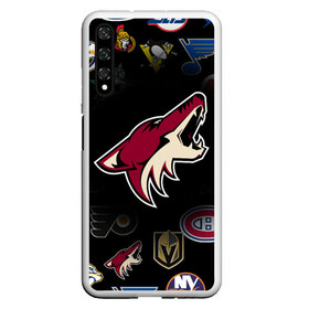 Чехол для Honor 20 с принтом Arizona Coyotes (Z) в Рязани, Силикон | Область печати: задняя сторона чехла, без боковых панелей | anaheim ducks | arizona coyotes | boston bruins | buffalo sabres | calgary flames | canadiens de montreal | carolina hurricanes | chicago blackhawks | colorado avalanche | columbus blue jackets | dallas stars | detroit red wings | edmonton oil | hockey | 