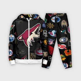 Детский костюм 3D с принтом Arizona Coyotes | NHL (Z) в Рязани,  |  | anaheim ducks | arizona coyotes | boston bruins | buffalo sabres | calgary flames | canadiens de montreal | carolina hurricanes | chicago blackhawks | colorado avalanche | columbus blue jackets | dallas stars | detroit red wings | edmonton oil | hockey | 