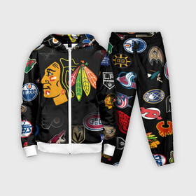 Детский костюм 3D с принтом Chicago Blackhawks (Z) в Рязани,  |  | anaheim ducks | arizona coyotes | boston bruins | buffalo sabres | calgary flames | canadiens de montreal | carolina hurricanes | chicago blackhawks | colorado avalanche | columbus blue jackets | dallas stars | detroit red wings | edmonton oil | hockey | 