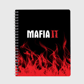 Тетрадь с принтом Mafia 2 в Рязани, 100% бумага | 48 листов, плотность листов — 60 г/м2, плотность картонной обложки — 250 г/м2. Листы скреплены сбоку удобной пружинной спиралью. Уголки страниц и обложки скругленные. Цвет линий — светло-серый
 | esport | game | mafia | mafia 2: definitive edition 2020 | mafia 3 | боевик | игры | киберспорт | мафия | мафия 3 | ремейк | шутер | экшен