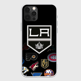 Чехол для iPhone 12 Pro Max с принтом NHL Los Angeles Kings (Z) в Рязани, Силикон |  | Тематика изображения на принте: anaheim ducks | arizona coyotes | boston bruins | buffalo sabres | calgary flames | canadiens de montreal | carolina hurricanes | colorado | hockey | los angeles kings | nhl | нхл | паттерн | спорт | хоккей