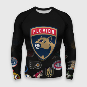 Мужской рашгард 3D с принтом NHL Florida Panthers (Z) в Рязани,  |  | anaheim ducks | arizona coyotes | boston bruins | buffalo sabres | calgary flames | canadiens de montreal | chicago blackhawks | colorado | florida panthers | hockey | nhl | нхл | паттерн | спорт | хоккей