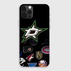 Чехол для iPhone 12 Pro Max с принтом NHL Dallas Stars (Z) в Рязани, Силикон |  | Тематика изображения на принте: anaheim ducks | arizona coyotes | boston bruins | buffalo sabres | calgary flames | carolina hurricanes | chicago blackhawks | colorado | dallas stars | hockey | nhl | нхл | паттерн | спорт | хоккей