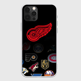 Чехол для iPhone 12 Pro Max с принтом NHL Detroit Red Wings (Z) в Рязани, Силикон |  | anaheim ducks | arizona coyotes | boston bruins | buffalo sabres | calgary flames | canadiens de montreal | carolina hurricanes | colorado | detroit red wings | hockey | nhl | нхл | паттерн | спорт | хоккей