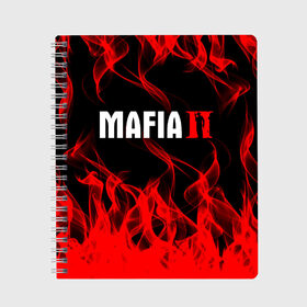 Тетрадь с принтом Mafia 2 в Рязани, 100% бумага | 48 листов, плотность листов — 60 г/м2, плотность картонной обложки — 250 г/м2. Листы скреплены сбоку удобной пружинной спиралью. Уголки страниц и обложки скругленные. Цвет линий — светло-серый
 | esport | game | mafia | mafia 2: definitive edition 2020 | mafia 3 | боевик | игры | киберспорт | мафия | мафия 3 | ремейк | шутер | экшен