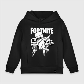 Детское худи Oversize хлопок с принтом FORTNITE x MARSHMELLO в Рязани, френч-терри — 70% хлопок, 30% полиэстер. Мягкий теплый начес внутри —100% хлопок | боковые карманы, эластичные манжеты и нижняя кромка, капюшон на магнитной кнопке | deadmau5 | fortnite | fortnite 2 | fortnite x маршмелло | ikonik | marshmello | ninja | ninja streamer | raven | travis scott | ворон | иконик | ниндзя | пили | рейвен | трэвис скотт | фортнайт