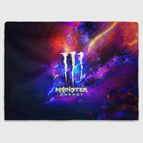 Плед 3D с принтом MONSTER ENERGY в Рязани, 100% полиэстер | закругленные углы, все края обработаны. Ткань не мнется и не растягивается | Тематика изображения на принте: amg | auto | bmw | honda | jdm | mercedes | nissan | porsche | racing | sport | subar | toyota | автомобил | автомобильные | киа | лексус | марка | машины | митсубиси | ниссан | порше | спорт | субару | тесла | тойота | хонда