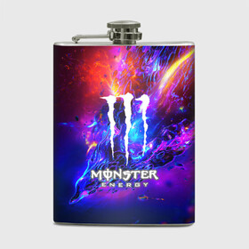 Фляга с принтом MONSTER ENERGY в Рязани, металлический корпус | емкость 0,22 л, размер 125 х 94 мм. Виниловая наклейка запечатывается полностью | amg | auto | bmw | honda | jdm | mercedes | nissan | porsche | racing | sport | subar | toyota | автомобил | автомобильные | киа | лексус | марка | машины | митсубиси | ниссан | порше | спорт | субару | тесла | тойота | хонда