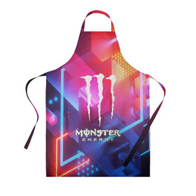 Фартук 3D с принтом MONSTER ENERGY в Рязани, 100% полиэстер | общий размер — 65 х 85 см, ширина нагрудника — 26 см, горловина — 53 см, длина завязок — 54 см, общий обхват в поясе — 173 см. Принт на завязках и на горловине наносится с двух сторон, на основной части фартука — только с внешней стороны | amg | auto | bmw | honda | jdm | mercedes | nissan | porsche | racing | sport | subar | toyota | автомобил | автомобильные | киа | лексус | марка | машины | митсубиси | ниссан | порше | спорт | субару | тесла | тойота | хонда