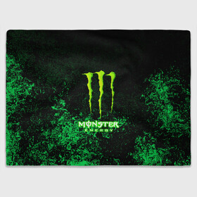 Плед 3D с принтом MONSTER ENERGY в Рязани, 100% полиэстер | закругленные углы, все края обработаны. Ткань не мнется и не растягивается | Тематика изображения на принте: amg | auto | bmw | honda | jdm | mercedes | nissan | porsche | racing | sport | subar | toyota | автомобил | автомобильные | киа | лексус | марка | машины | митсубиси | ниссан | порше | спорт | субару | тесла | тойота | хонда