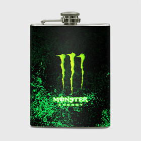 Фляга с принтом MONSTER ENERGY в Рязани, металлический корпус | емкость 0,22 л, размер 125 х 94 мм. Виниловая наклейка запечатывается полностью | Тематика изображения на принте: amg | auto | bmw | honda | jdm | mercedes | nissan | porsche | racing | sport | subar | toyota | автомобил | автомобильные | киа | лексус | марка | машины | митсубиси | ниссан | порше | спорт | субару | тесла | тойота | хонда