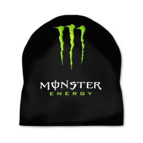 Шапка 3D с принтом MONSTER ENERGY в Рязани, 100% полиэстер | универсальный размер, печать по всей поверхности изделия | Тематика изображения на принте: black monster | bmx | claw | cybersport | energy | monster | monster energy | moto | motocross | race | sport | киберспорт | когти | монстер энерджи | монстр | мото | мотокросс | ралли | скейтбординг | спорт | энергия