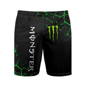 Мужские шорты спортивные с принтом MONSTER ENERGY в Рязани,  |  | black monster | bmx | claw | cybersport | energy | monster | monster energy | moto | motocross | race | sport | киберспорт | когти | монстер энерджи | монстр | мото | мотокросс | ралли | скейтбординг | спорт | энергия