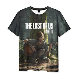 Мужская футболка 3D с принтом The Last of Us part 2 в Рязани, 100% полиэфир | прямой крой, круглый вырез горловины, длина до линии бедер | day | ellie | games | joel | naughty dog | день | джоэл | игры | одни из нас | часть 2 | элли