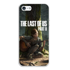 Чехол для iPhone 5/5S матовый с принтом The Last of Us part 2 в Рязани, Силикон | Область печати: задняя сторона чехла, без боковых панелей | 