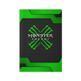 Обложка для паспорта матовая кожа с принтом MONSTER ENERGY (Z) в Рязани, натуральная матовая кожа | размер 19,3 х 13,7 см; прозрачные пластиковые крепления | Тематика изображения на принте: black monster | bmx | claw | cybersport | energy | monster | monster energy | moto | motocross | race | sport | киберспорт | когти | монстер энерджи | монстр | мото | мотокросс | ралли | скейтбординг | спорт | энергия