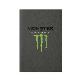 Обложка для паспорта матовая кожа с принтом MONSTER ENERGY (Z) в Рязани, натуральная матовая кожа | размер 19,3 х 13,7 см; прозрачные пластиковые крепления | Тематика изображения на принте: black monster | bmx | claw | cybersport | energy | monster | monster energy | moto | motocross | race | sport | киберспорт | когти | монстер энерджи | монстр | мото | мотокросс | ралли | скейтбординг | спорт | энергия