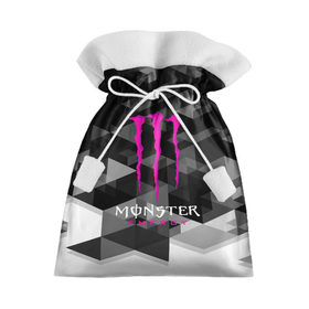 Подарочный 3D мешок с принтом MONSTER ENERGY (Z) в Рязани, 100% полиэстер | Размер: 29*39 см | Тематика изображения на принте: black monster | bmx | claw | cybersport | energy | monster | monster energy | moto | motocross | race | sport | киберспорт | когти | монстер энерджи | монстр | мото | мотокросс | ралли | скейтбординг | спорт | энергия