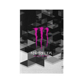 Обложка для паспорта матовая кожа с принтом MONSTER ENERGY (Z) в Рязани, натуральная матовая кожа | размер 19,3 х 13,7 см; прозрачные пластиковые крепления | Тематика изображения на принте: black monster | bmx | claw | cybersport | energy | monster | monster energy | moto | motocross | race | sport | киберспорт | когти | монстер энерджи | монстр | мото | мотокросс | ралли | скейтбординг | спорт | энергия