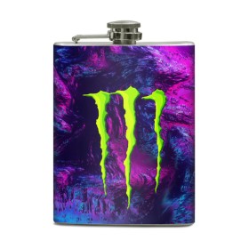 Фляга с принтом MONSTER ENERGY (Z) в Рязани, металлический корпус | емкость 0,22 л, размер 125 х 94 мм. Виниловая наклейка запечатывается полностью | black monster | bmx | claw | cybersport | energy | monster | monster energy | moto | motocross | race | sport | киберспорт | когти | монстер энерджи | монстр | мото | мотокросс | ралли | скейтбординг | спорт | энергия