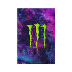 Обложка для паспорта матовая кожа с принтом MONSTER ENERGY (Z) в Рязани, натуральная матовая кожа | размер 19,3 х 13,7 см; прозрачные пластиковые крепления | Тематика изображения на принте: black monster | bmx | claw | cybersport | energy | monster | monster energy | moto | motocross | race | sport | киберспорт | когти | монстер энерджи | монстр | мото | мотокросс | ралли | скейтбординг | спорт | энергия