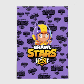 Постер с принтом BRAWL STARS BEA в Рязани, 100% бумага
 | бумага, плотность 150 мг. Матовая, но за счет высокого коэффициента гладкости имеет небольшой блеск и дает на свету блики, но в отличии от глянцевой бумаги не покрыта лаком | 8 bit | 8 бит | bibi | brawl stars | crow | el brown | leon | leon shark | max | mr.p | sally leon | shark | stars | virus | werewolf | акула | биби | вирус | ворон | леон | оборотень | пингвин