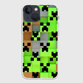 Чехол для iPhone 13 mini с принтом Minecraft. в Рязани,  |  | craft | game | mine | minecraft | minecraftmemories | pixel | tnt | twitter | блок | динамит | игра | красный блок | майнкрафт | маркус перссон | пиксель | ремесло | тротил | шахта