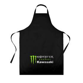 Фартук 3D с принтом MONSTER ENERGY KAWASAKI | МОНСТЕР ЭНЕРДЖИ КАВАСАКИ (Z) в Рязани, 100% полиэстер | общий размер — 65 х 85 см, ширина нагрудника — 26 см, горловина — 53 см, длина завязок — 54 см, общий обхват в поясе — 173 см. Принт на завязках и на горловине наносится с двух сторон, на основной части фартука — только с внешней стороны | bike | energy | kawasaki | monster | monster energy | moto | motocross | ninja | sport | zzr | кавасаки | кавасаки ниндзя | монстер энерджи | монстр | мото | мотокросс | ниндзя | спорт | энергия