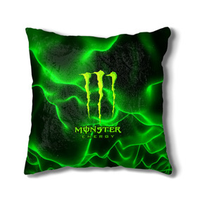 Подушка 3D с принтом MONSTER ENERGY в Рязани, наволочка – 100% полиэстер, наполнитель – холлофайбер (легкий наполнитель, не вызывает аллергию). | состоит из подушки и наволочки. Наволочка на молнии, легко снимается для стирки | Тематика изображения на принте: energy | honda | mercedes | monster energy | porsche | racing | sport | toyota | автомобил | автомобильные | марка | машины | митсубиси | монстр | монстр энерджи | порше | спорт | тесла | тойота | хонда