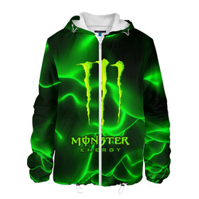 Мужская куртка 3D с принтом MONSTER ENERGY в Рязани, ткань верха — 100% полиэстер, подклад — флис | прямой крой, подол и капюшон оформлены резинкой с фиксаторами, два кармана без застежек по бокам, один большой потайной карман на груди. Карман на груди застегивается на липучку | energy | honda | mercedes | monster energy | porsche | racing | sport | toyota | автомобил | автомобильные | марка | машины | митсубиси | монстр | монстр энерджи | порше | спорт | тесла | тойота | хонда