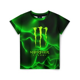 Детская футболка 3D с принтом MONSTER ENERGY в Рязани, 100% гипоаллергенный полиэфир | прямой крой, круглый вырез горловины, длина до линии бедер, чуть спущенное плечо, ткань немного тянется | energy | honda | mercedes | monster energy | porsche | racing | sport | toyota | автомобил | автомобильные | марка | машины | митсубиси | монстр | монстр энерджи | порше | спорт | тесла | тойота | хонда