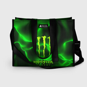 Сумка-шоппер 3D с принтом MONSTER ENERGY в Рязани, 100% полиэстер | застегивается на металлическую кнопку; внутренний карман застегивается на молнию. Стенки укреплены специальным мягким материалом, чтобы защитить содержимое от несильных ударов
 | energy | honda | mercedes | monster energy | porsche | racing | sport | toyota | автомобил | автомобильные | марка | машины | митсубиси | монстр | монстр энерджи | порше | спорт | тесла | тойота | хонда