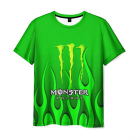 Мужская футболка 3D с принтом MONSTER ENERGY в Рязани, 100% полиэфир | прямой крой, круглый вырез горловины, длина до линии бедер | energy | honda | mercedes | monster energy | porsche | racing | sport | toyota | автомобил | автомобильные | марка | машины | митсубиси | монстр | монстр энерджи | порше | спорт | тесла | тойота | хонда