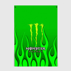 Постер с принтом MONSTER ENERGY в Рязани, 100% бумага
 | бумага, плотность 150 мг. Матовая, но за счет высокого коэффициента гладкости имеет небольшой блеск и дает на свету блики, но в отличии от глянцевой бумаги не покрыта лаком | energy | honda | mercedes | monster energy | porsche | racing | sport | toyota | автомобил | автомобильные | марка | машины | митсубиси | монстр | монстр энерджи | порше | спорт | тесла | тойота | хонда