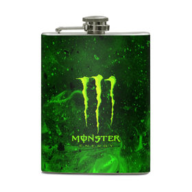 Фляга с принтом MONSTER ENERGY в Рязани, металлический корпус | емкость 0,22 л, размер 125 х 94 мм. Виниловая наклейка запечатывается полностью | energy | honda | mercedes | monster energy | porsche | racing | sport | toyota | автомобил | автомобильные | марка | машины | митсубиси | монстр | монстр энерджи | порше | спорт | тесла | тойота | хонда