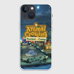 Чехол для iPhone 13 mini с принтом ANIMAL CROSSING в Рязани,  |  | animal crossing:new horizons | game | nintendo | анимал кроссинг | животные | звери | игра | нинтендо | пересечение животных