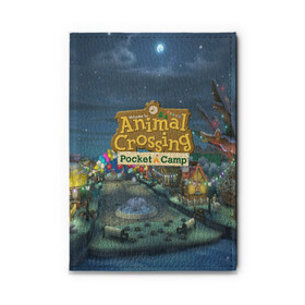 Обложка для автодокументов с принтом ANIMAL CROSSING в Рязани, натуральная кожа |  размер 19,9*13 см; внутри 4 больших “конверта” для документов и один маленький отдел — туда идеально встанут права | Тематика изображения на принте: animal crossing:new horizons | game | nintendo | анимал кроссинг | животные | звери | игра | нинтендо | пересечение животных