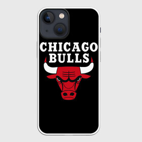Чехол для iPhone 13 mini с принтом CHICAGO BULLS | ЧИКАГО БУЛЛС в Рязани,  |  | bulls | chicago | chicago bulls | nba | red bulls | usa | америка | быки | нба | сша | чикаго буллс